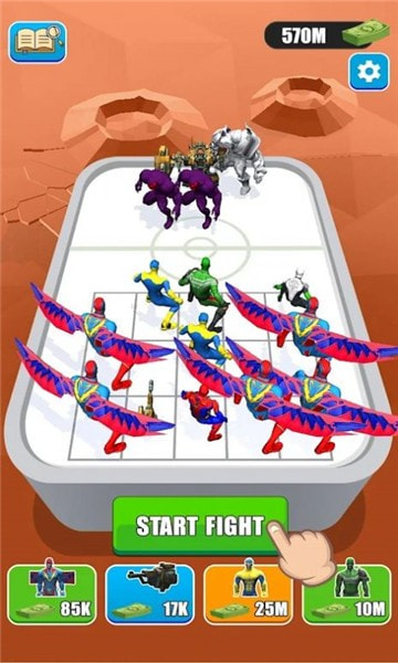 超级英雄合并大战Merge Superheroes Fusion Battle