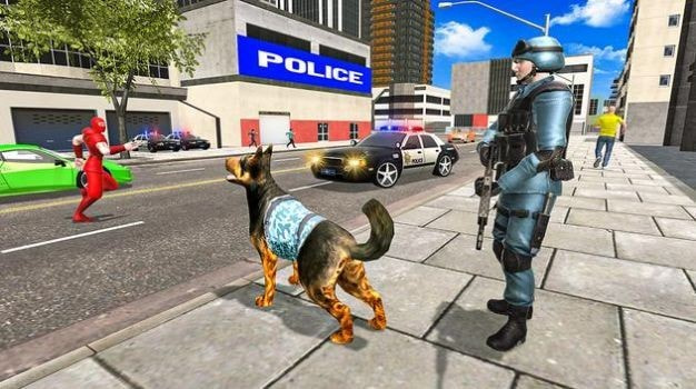美式警犬追捕US Police Security Dog Chase