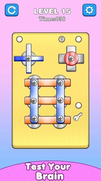 螺丝连螺母(Screw Pin Nut Puzzle Games)