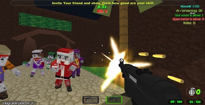 方块人僵尸模拟器(Blocky Combat Strike Zombie Survival)