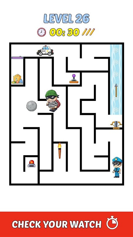 迷宫小偷绘制拼图(Maze Thief)