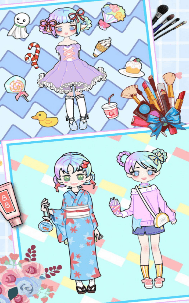 童话公主少女化妆