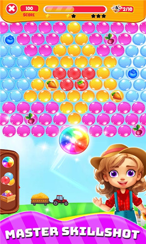 儿童农场宠物泡泡射击(Kids Farm Pets Bubble Shooter)
