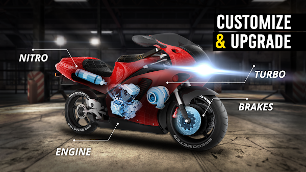 MotorBike Traffic Drag Racing去广告