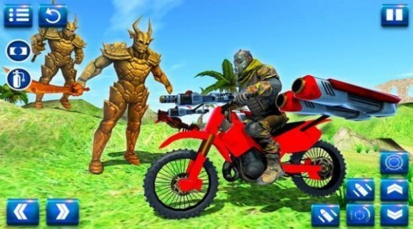 摩托车沙滩搏斗Motorbike Beach Fight