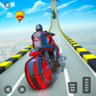 霓虹赛车坡道中文版(Light Bike Stunt)