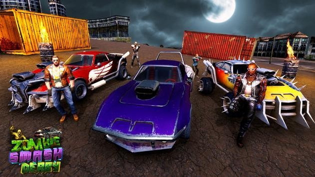 僵尸粉碎破坏车辆(Zombie Smash Derby)