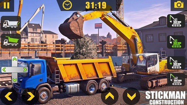 火柴人城市建设(Stickman City Construction Excavator)