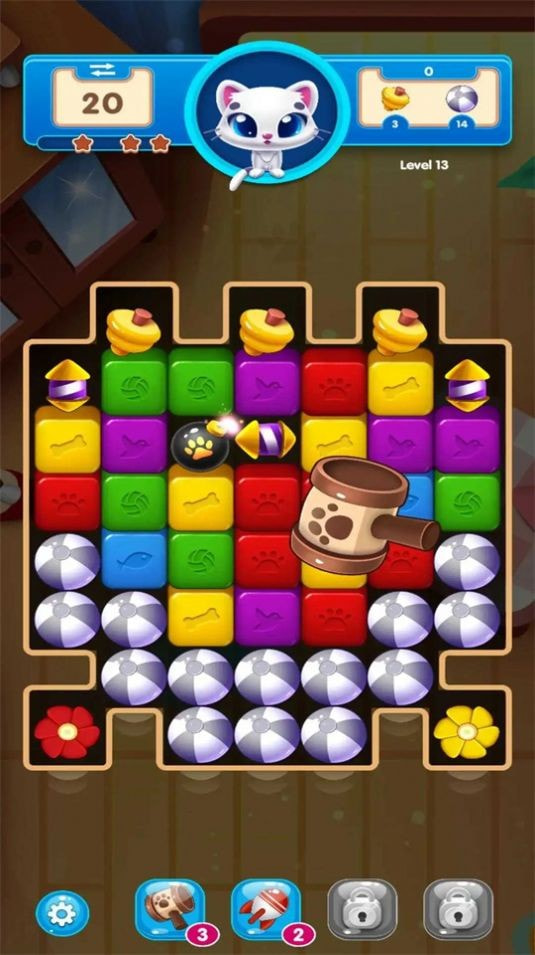 小猫方块积木(Kitten Pop Blocks)