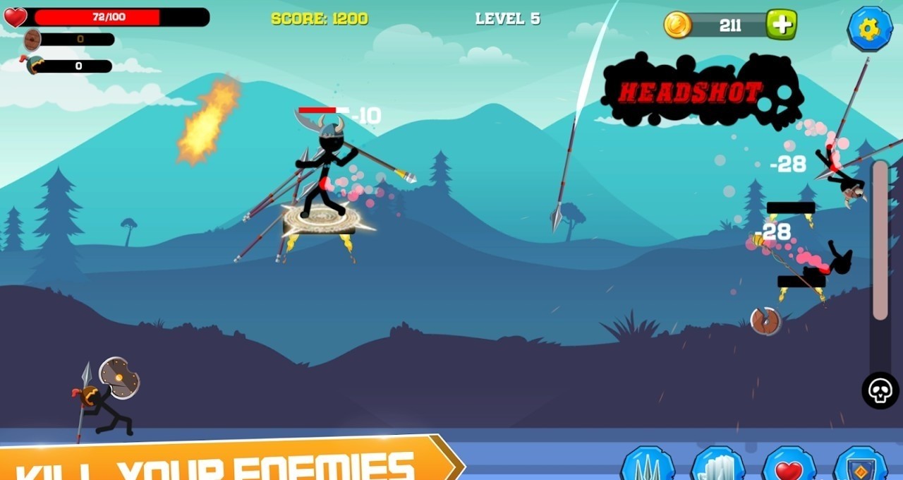 战斗火柴人弓箭手英雄（Stickman Archer Hero）