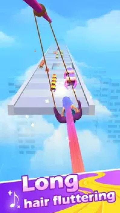 跳舞长发